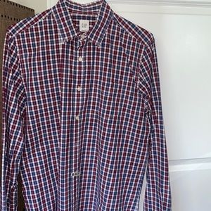 Mens gap long sleeve button down